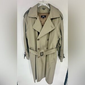 Stafford Light Khaki Double-Breasted Trench Coat with Belt Size 44